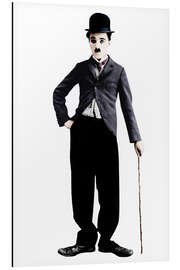 Magnettafel Charlie Chaplin mit Bambusstock