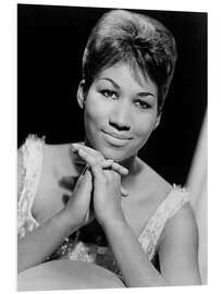 Foam board print Aretha Franklin II