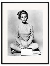 Gerahmter Kunstdruck Faye Dunaway
