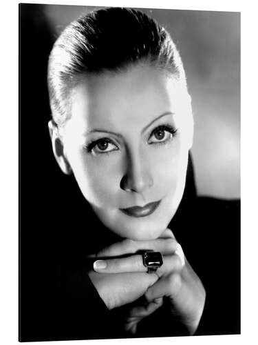 Aluminium print Greta Garbo