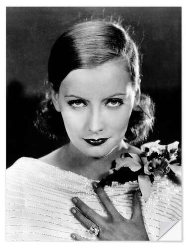 Muursticker Greta Garbo Portrait