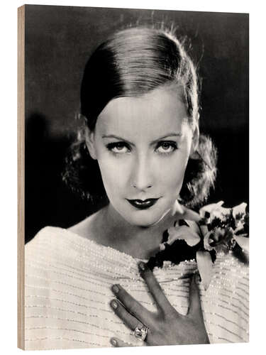 Cuadro de madera Greta Garbo Portrait