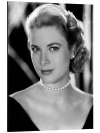 Magnettafel Grace Kelly mit Perlenkette, 1953