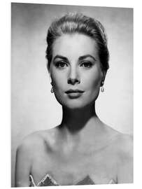 Bilde på skumplate Grace Kelly with Earrings