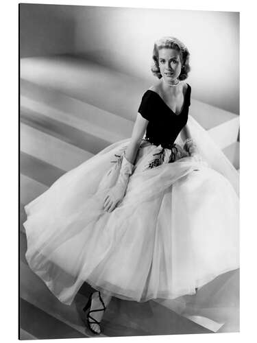 Aluminiumsbilde Grace Kelly with Dress