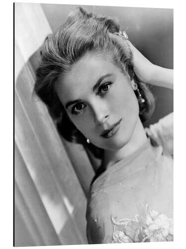 Tableau en aluminium Grace Kelly Posing