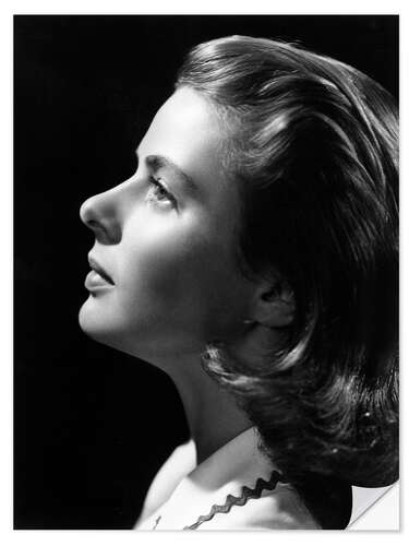 Sticker mural Portrait d'Ingrid Bergman, 1946