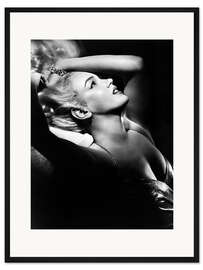 Gerahmter Kunstdruck Marilyn Monroe im Profil