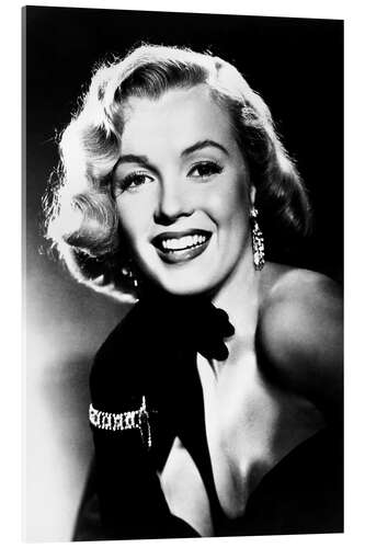 Acrylic print Marilyn Monore Smiling