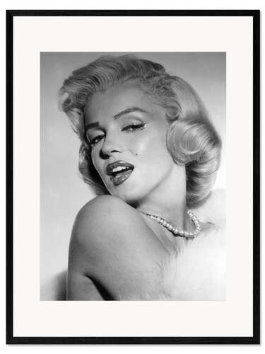 Kunsttryk i ramme Marilyn Monroe