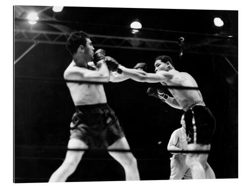 Quadro em plexi-alumínio Max Schmeling fights against Joe Louis