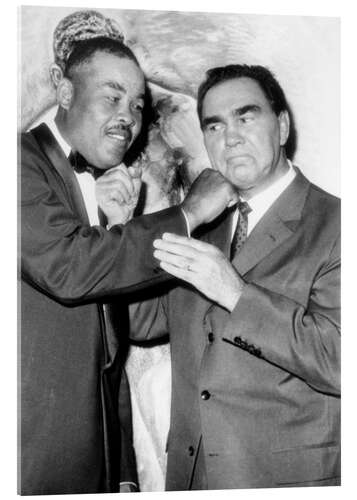 Acrylic print Max Schmeling and Joe Louis