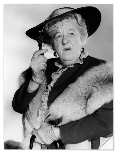 Adesivo murale Margaret Rutherford