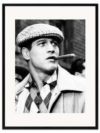 Stampa artistica con cornice Paul Newman - Somebody Up There Likes Me