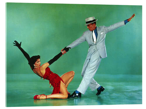 Acrylglasbild Cyd Charisse, Fred Astaire - The Band Wagon, 1953