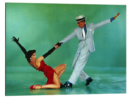 Aluminium print Cyd Charisse, Fred Astaire - The Band Wagon, 1953