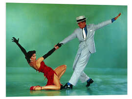 Foam board print Cyd Charisse, Fred Astaire - The Band Wagon, 1953