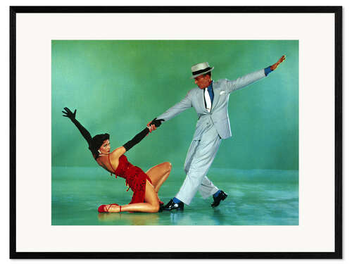 Framed art print Cyd Charisse, Fred Astaire - The Band Wagon, 1953