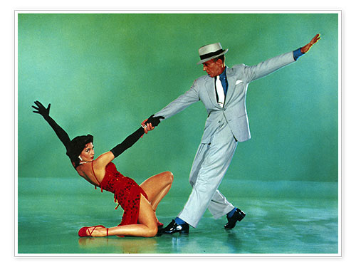 Poster THE BAND WAGON, Cyd Charisse, Fred Astaire, 1953