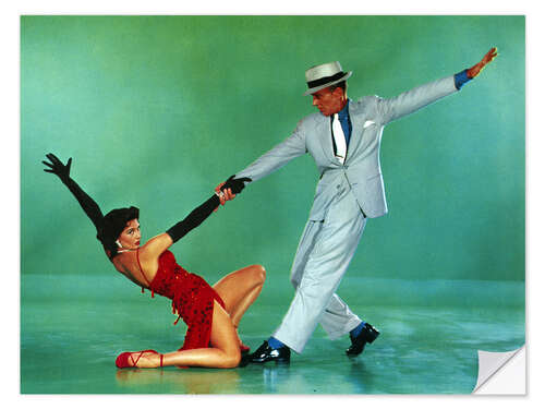 Wandsticker Cyd Charisse, Fred Astaire - The Band Wagon, 1953