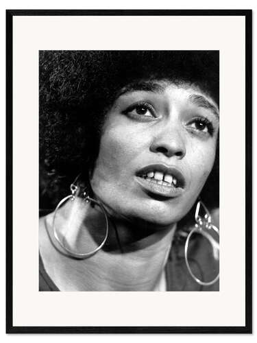 Framed art print Angela Davis