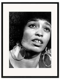 Framed art print Angela Davis
