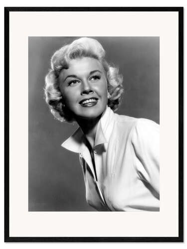 Impression artistique encadrée Doris Day Portrait