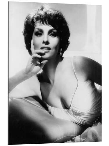 Cuadro de aluminio Gina Lollobrigida