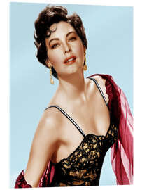 Obraz na szkle akrylowym Ava Gardner With Corset