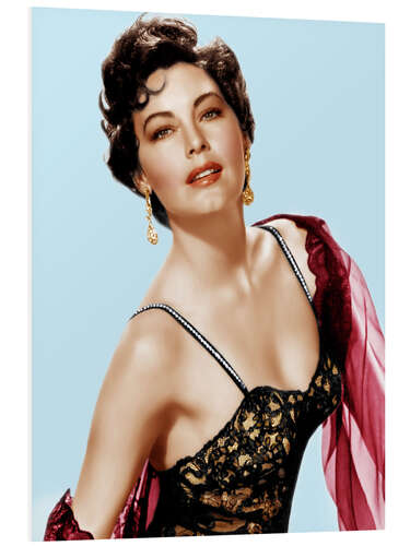 PVC-taulu Ava Gardner With Corset