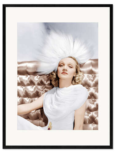 Framed art print Marlene Dietrich, ca. 1930s