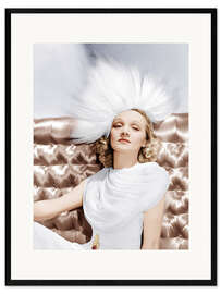 Framed art print Marlene Dietrich, ca. 1930s