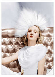 Wandsticker Marlene Dietrich, ca. 1930
