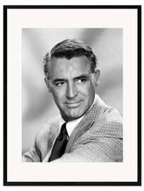 Plakat artystyczny premium w ramie Cary Grant Portrait II