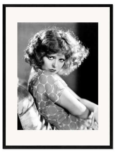 Kehystetty taidepainatus Clara Bow, 1932