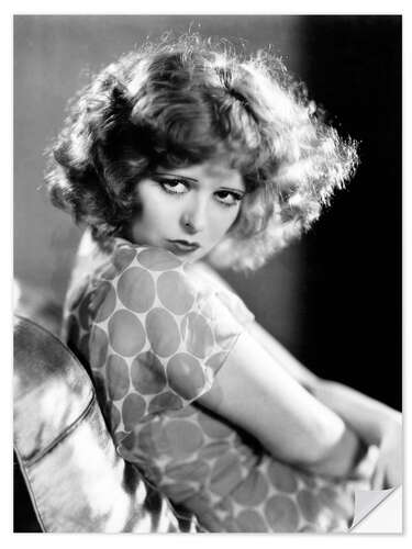 Wandsticker Clara Bow, 1932