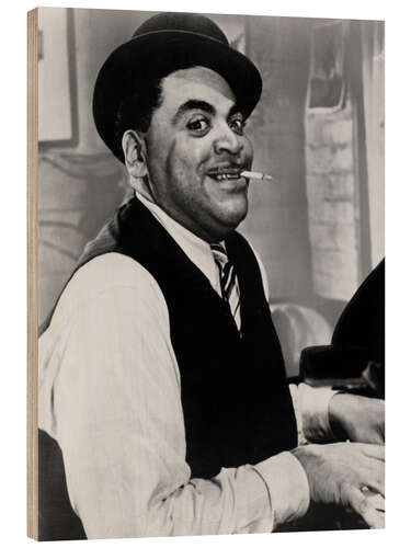 Tableau en bois Fats Waller