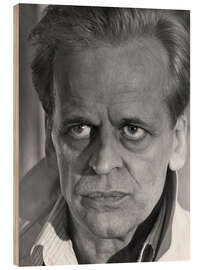 Hout print Klaus Kinski