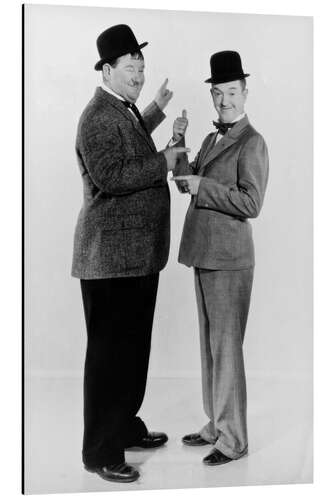 Alubild Stan Laurel und Oliver Hardy III