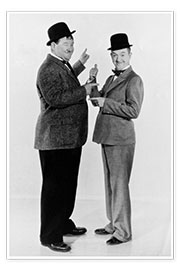 Plakat  Oliver Hardy og Stan Laurel