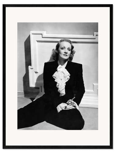Impresión de arte enmarcada Marlene Dietrich, 1940s