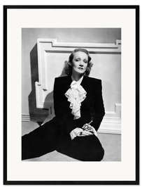 Impresión de arte enmarcada Marlene Dietrich, 1940s