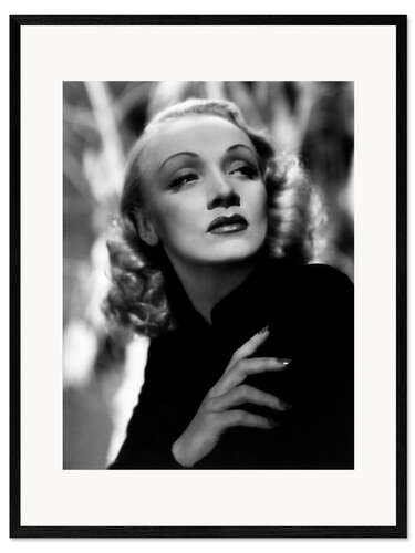 Framed art print Marlene Dietrich Portrait