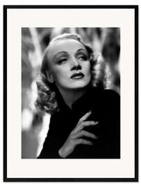 Plakat artystyczny premium w ramie Marlene Dietrich Portrait