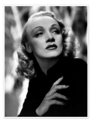 Poster Marlene Dietrich Portrait