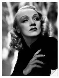 Wandsticker Marlene Dietrich Portrait