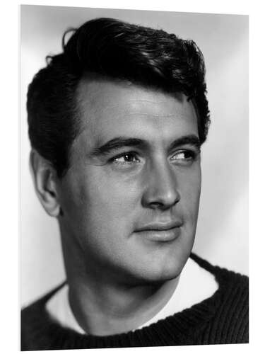 Hartschaumbild Rock Hudson, ca. 1950