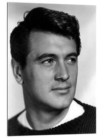 Quadro em plexi-alumínio Rock Hudson, anos 50