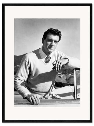 Framed art print Rock Hudson II