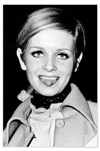 Selvklæbende plakat Twiggy